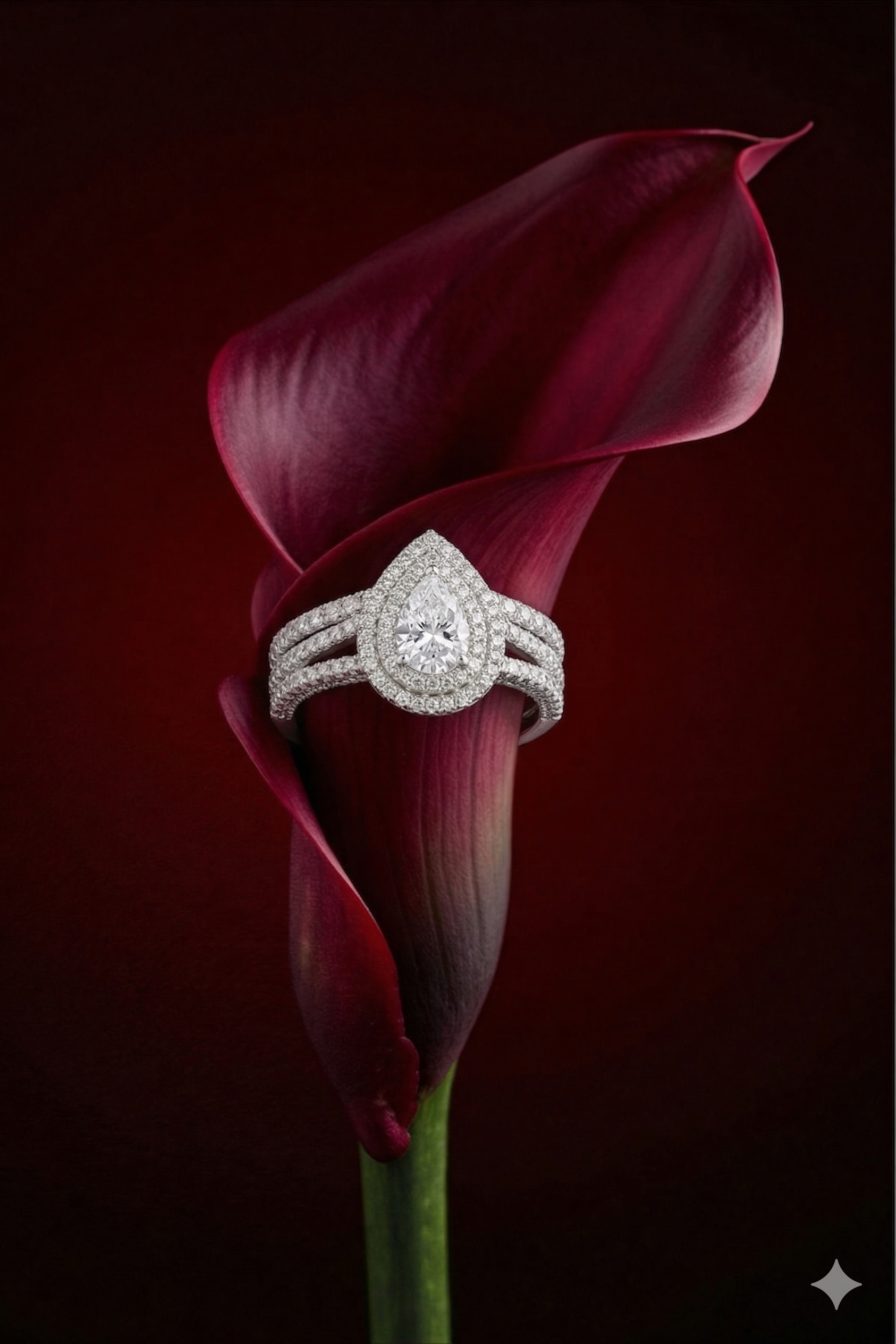 Luxury Moissanite Diamond Ring – S925 Silver with Platinum Plating